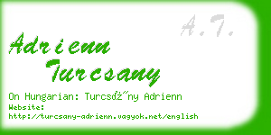 adrienn turcsany business card